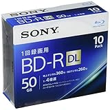 Sony BD-R DL 10 Stück 50 GB weiß bedruckbar 10BNR2VJPS4