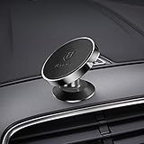 KFZ Auto Halterung BASEUS 360 Rotation Magnet Echt Leder Aluminium Car Holder