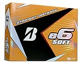 Bridgestone e6 Soft B-Logo Golfball, Weiß, M