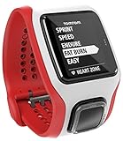 TomTom Runner Cardio GPS-Sportuhr rot/weiß