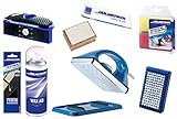 Holmenkol Profi Set 8-teilig Wax Ski Snowboard Nordic Wachs Pflege Reparatur Semi Edger