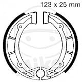 EBC Motorrad / Roller / ATV Bremsbacken, Bremsbelag hinten O FED passend für Hercules Supra 50 4 Enduro, Bj. 1982-1984