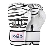 Boxhandschuhe Schwere Jugendboxhandschuhe MMA Muay Thai Style Sandsackhandschuhe Kampfhandschuhe (Color : Weiß, Size : 8oz)