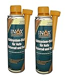INOX® Kühlsystem Dicht Additiv Kühlsystempflege Aufbereitung, 2 x 250ml - Dichtmittel für Kühlsysteme für alle Verbrennungsmotoren mit Wasserkühlung geeignet