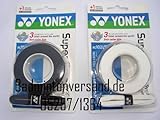 Yonex Super Grap 3 x White Griffbänder Overgrip