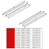 Blum STANDARD Rollschubführung, Schubladenschiene, Vollauszug, 30 kg, NL=500 mm, links/rechts 430E5000V
