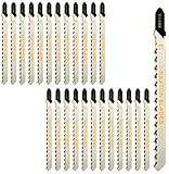 25 x Saxton T101BR Stichsägeblätter Holz, für Bosch, Dewalt, Hitachi, Makita, Festool etc.