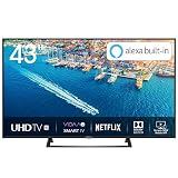 Hisense H43BE7200 108 cm (43 Zoll) Fernseher (4K Ultra HD, HDR10, Triple Tuner, Smart-TV, Mittelfuß) [Modelljahr 2019]