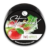 SteamshoX® Two Apples Dampfsteine 70 g - Shisha Steam Stones - nikotinfreier Tabakersatz für Wasserpfeifen