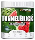 Pre-Workout-Booster Trainingsbooster Tunnelblick mit Citrullin, Taurin, Koffein & Guarana - MADE IN GERMANY - Watermelon
