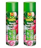 Compo Duaxo Rosen-Pilz Spray, Bekämpfung von Pilzkrankheiten an Rosen, Zierpflanzen und Kräutern, Anwendungsfertig, 800 ml