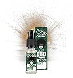 CBD Liquid made in Germany - Ziggi Jackson - Premium Liquid Aroma für E-Zigaretten und E-Shishas, ohne Nikotin/THC, Cannabidiol 100mg, 500mg, 1000mg (Cool Mint, 500 mg)