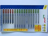 HKB ® 16 Stichsägeblätter No 2, T-Schaft, 75 / 55mm, 10 Sorten für Metalle, Hölzer, PVC, Aufnahme für AEG, Bosch, FESTO, Hitachi, Metabo, Ryobi Peugeot u.v.m., Hersteller Casto, Artikel-Nr. 240073
