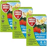 Gardopia Sparpaket Protect Garden Spezial-Pilzfrei Alitis (ehem.Bayer Aliette), 3 x (4x10g) Plus Zeckenzange mit Lupe
