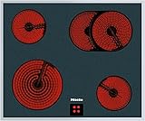 Miele KM 6024 LPT herdgesteuertes Elektro-Kochfeld / Glaskeramik/ Breite: 61,4 cm, HiLight-Beheizung, Restwärmeanzeige