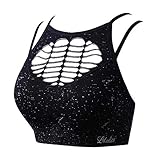 BFWX Womens Hollow Mesh Sportswear Unterwäsche Yoga Fitness Bekleidung Schnell trocknend Atmungsaktiv Schweiß absorbierend Jogging Fitness Täglicher Gebrauch