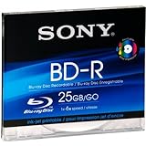 SONY Blu-ray Disc BD-R 25 GB Jewel case 1 Stk. Inkjet Printable