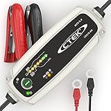 CTEK MXS 3.8 Vollautomatisches Ladegerät mit Countdown-Display (Ladung, Erhaltungsladung und Instandsetzung von Auto- und Motorradbatterien) 12V, 3,8 Amp – EU Stecker