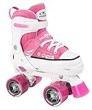 HUDORA Rollschuhe Roller Skate Kinder Rollschuhe, pink, 32-35