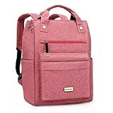 Pomelo Best Baby Wickelrucksack Wickeltasche mit Wickelunterlage, Kinderwagenbefestigung, Flaschenwärmer, Münzbeutel wasserabweisend lässiger Rucksack unterwegs, Rot