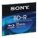 Sony BNR25SL Blu-ray Rohlinge (6x Speed, 25GB, 1er Slim Case)