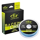 SF geflochtene Fliegenfischen Backing Line Angelschnur Forellenschnur 30lb 100m blau