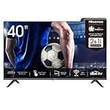 Hisense 40AE5500F 100cm (40 Zoll) Fernseher (Full HD, Triple Tuner DVB-C/S/S2/T/T2, Smart-TV, Frameless, Prime Video, Netflix, YouTube, DAZN, 3 Jahre Garantie)