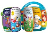 Fisher-Price CDH40 - Lernspaß Liederbuch Baby Spielzeug zum Lernen von Buchstaben, Zahlen und Formen, Spielzeug ab 6 Monaten, deutschsprachig