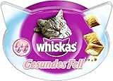 Whiskas Gesundes Fell Katzensnacks, 8 Packungen (8 x 50 g)