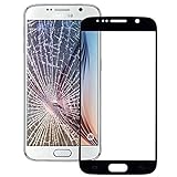 wortek Ersatzteil, kompatibel mit Samsung Galaxy S6, Display Front Glas Touchscreen Vorderseite Schwarz
