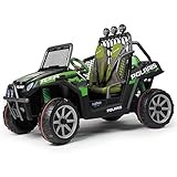 Peg Perego Polaris Ranger RZR 24V Kids Electric Jeep Green Shadow
