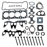 Zylinderkopfdichtung Satz, Zylinderkopf Dichtungssatz, Zylinderkopfdichtsatz + 1x Satz Zylinderkopfschrauben Zylinderkopfschraubensatz a 10 Stück