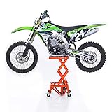 ConStands - Hydraulik Hebebühne Orange für KTM 450 SMR Moto-Cross XL mit Rollen