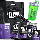 Biotech USA - Hyper Mass 4000g Dose Haselnuss - Kohlenhydrate, Protein und essentiellen Fettsäuren + C.P.Sports Eiweiß Shaker 700ml