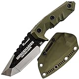 HX OUTDOORS Extra scharfes Überlebensmesser,Companion Messer,Survival Messer,Outdoor Messer,Jagdmesser mit Klinge aus rostfreiem Stahl und ergonomischem rutschfestem Griff (D-170)