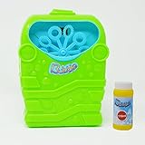 DRULINE Design Bubble Machine Seifenblasenmaschine Bubble Seifenblasen Spielzeug - inkl. 117ml Blasenlösung Maker Machen Kinder Maschine Kinderspielzeug Toys ,Seifenblasenwerfer,Schaummaschine ,Automatische Bubble Blower Maker Maschine angetrieben von Batterie,Grün