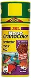 JBL NovoGranoColor 30104, Alleinfutter für große farbenprächtige Aquarienfische, Granulat, 250 ml
