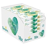 Pampers Baby Feuchttücher Coconut, Mit Kokosnussöl Zur Reinigung Und Feuchtigkeitspflege, 756 Tücher (18 x 42)