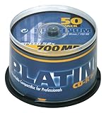 Platinum CD-R 700 MB CD-Rohlinge 52x Speed, 80 Min, 2 x 25er Spindel