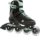 Rollerblade Spark 84 W Inline Skate 2021 Black/Mint Green, 38.5