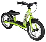 BIKESTAR Kinder Laufrad Lauflernrad Kinderrad für Jungen und Mädchen ab 3 - 4 Jahre | 12 Zoll Classic Kinderlaufrad | Grün | Risikofrei Testen