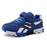 DUORO Kinder Sportschuhe Sneaker Jungen Mädchen Outdoor Atmungsaktive Turnschuhe Running Schuhe Straßenlaufschuhe (26, Blau)