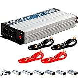 VOLTRONIC® MODIFIZIERTER Sinus Spannungswandler 2000W mit E-Kennzeichen, 12V auf 230V, Stromwandler Inverter Wechselrichter Auto PKW