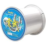 Ruix, durchsichtige Nylon-Angelschnur/Draht, hohe Spannung, Monofilament, 500 m, 0,26 mm