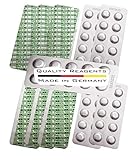 harren24 200 Tabletten zur chemischen Wasseranalyse von pH-Wert und freiem Chlor (DPD1) Rapid (2X 100 Tabletten)