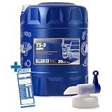MANNOL 20L TS-3 SHPD Motoröl 10W-40 High Performance Diesel ÖL 10W40 + Auslaufhahn für LKW Bus Traktor Dieselmotoren
