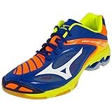 Mizuno Herren Wave Lightning Z3 Volleyballschuhe, Mehrfarbig (Surftheweb/White/orangeclownfish), 44.5 EU