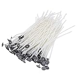 Flachdocht Kerzendocht für Kerzen Gießen 3.5 Zoll, 100 Stück