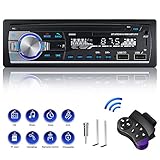 Autoradio Din 1 Radio, CENXINY Autoradio mit Bluetooth Freisprecheinrichtung Bluetooth 5.0, USB*2/AUX/TF, FM Radio/MP3 Player mit Lenkrad-Fernbedienung (18,8 * 9 * 5cm)
