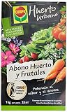 Compo Gemüsegarten und Obstdünger aus ökologischem Naturdünger mit Guano für alle Pflanzen, 1 kg, 33 m, 22 x 14,2 x 4,7 cm